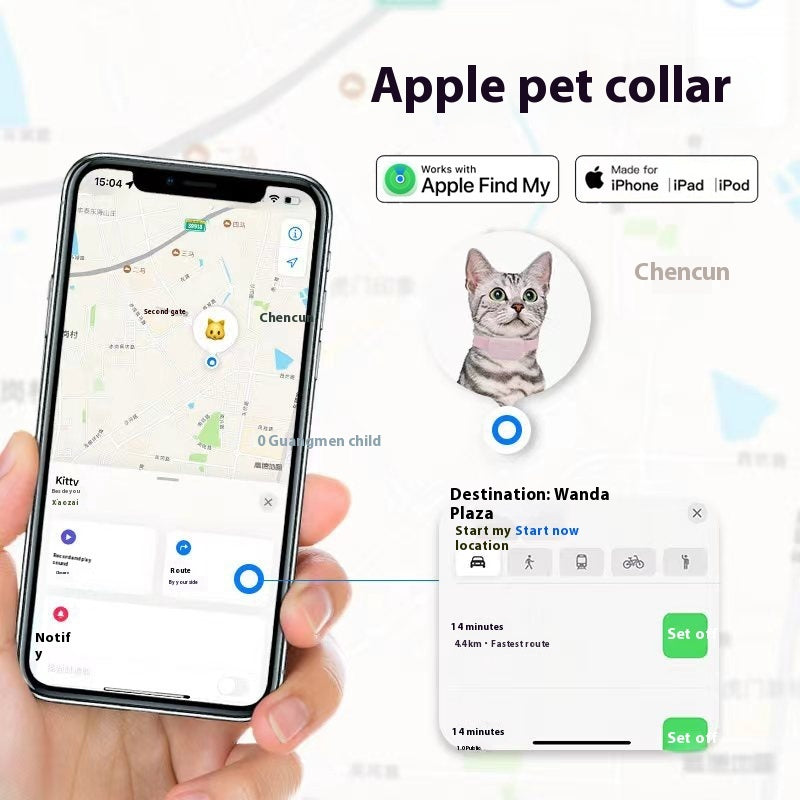 Pet Safety First – Smart Silicone Tracking Collar