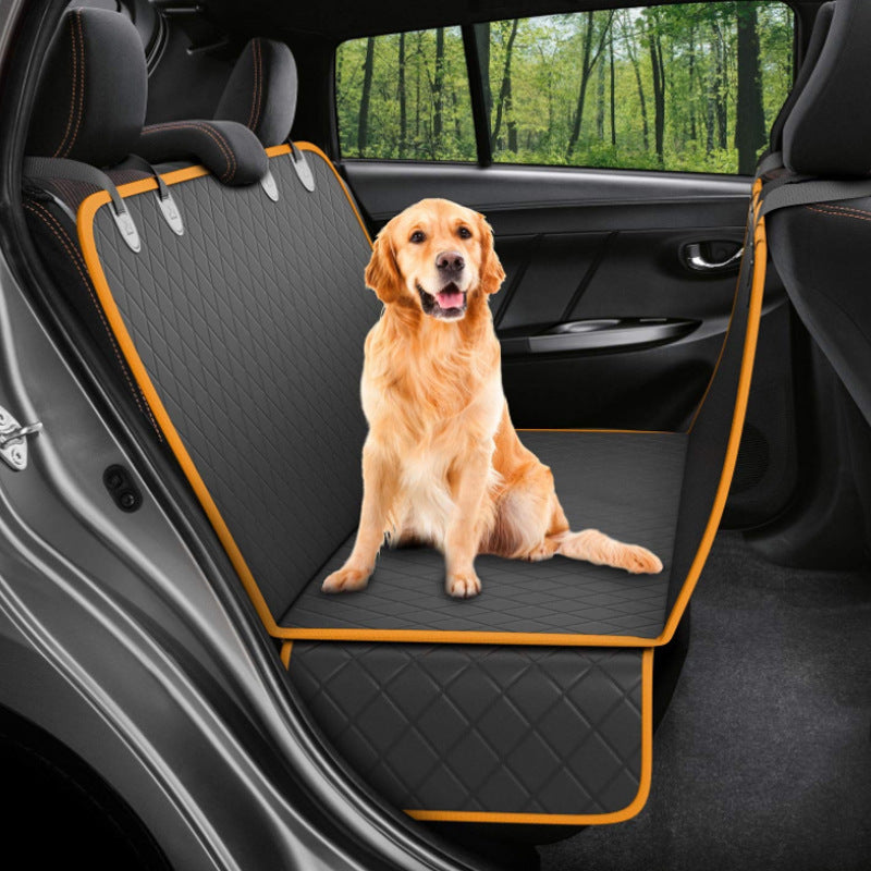 Comfy Dog Car Seat Cover with Mesh View