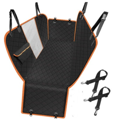 Comfy Dog Car Seat Cover with Mesh View