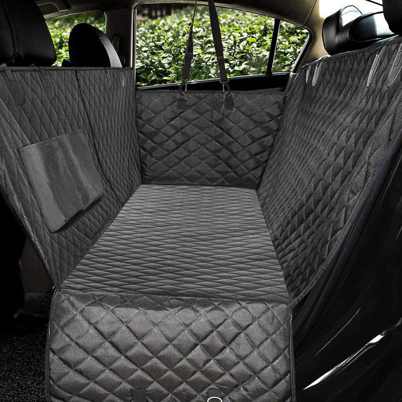 Comfy Dog Car Seat Cover with Mesh View
