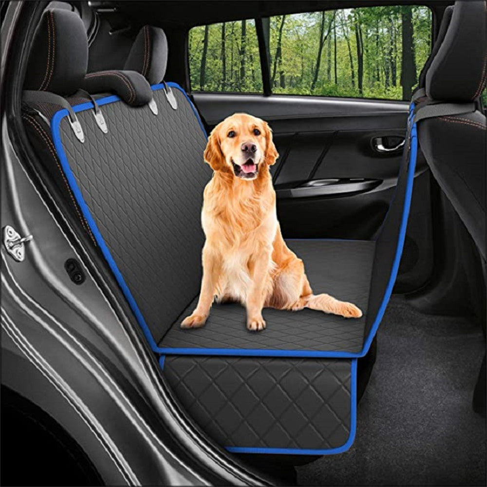 Comfy Dog Car Seat Cover with Mesh View